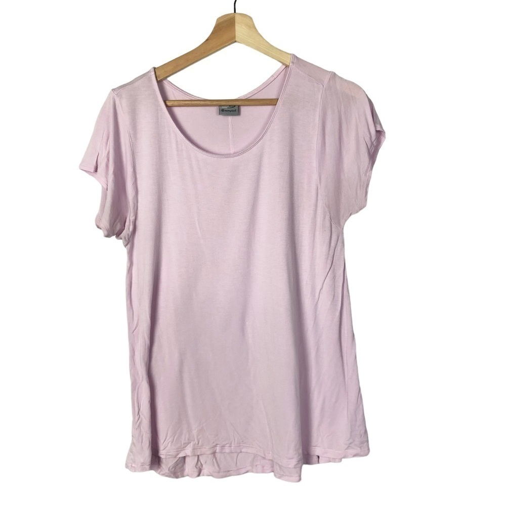 Champion Light Pink Short Sleeve Athletic T-Shirt M